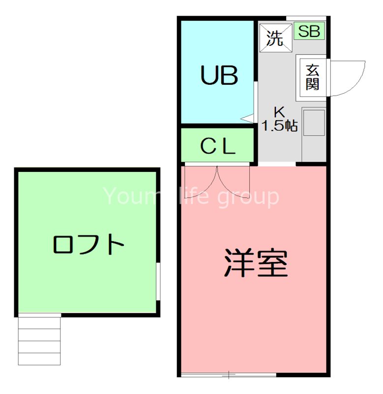 第2イーグルコーポ 205号室 間取り