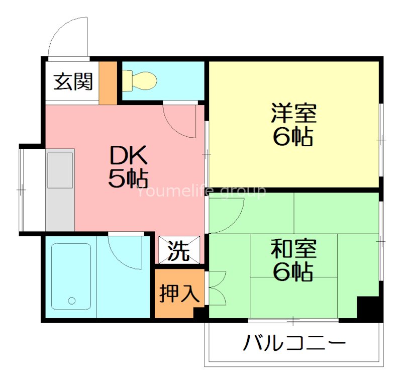 アドバンスフジ 301号室 間取り