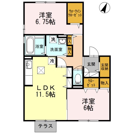 Cozy Court湘南  103号室 間取り