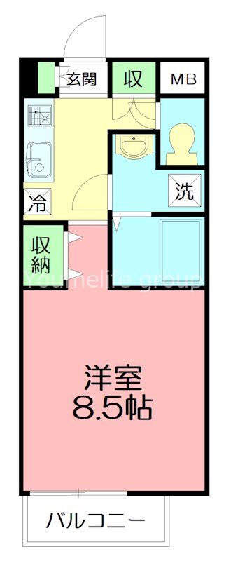 アゼリア鎌倉B棟 103号室 間取り