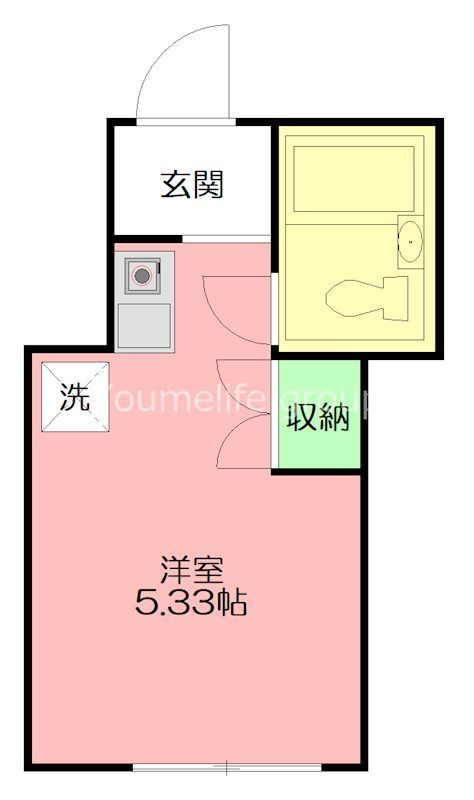ルミネ代官 102号室 間取り