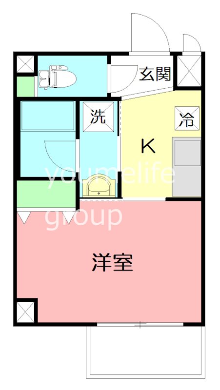グレースコート平塚 間取り