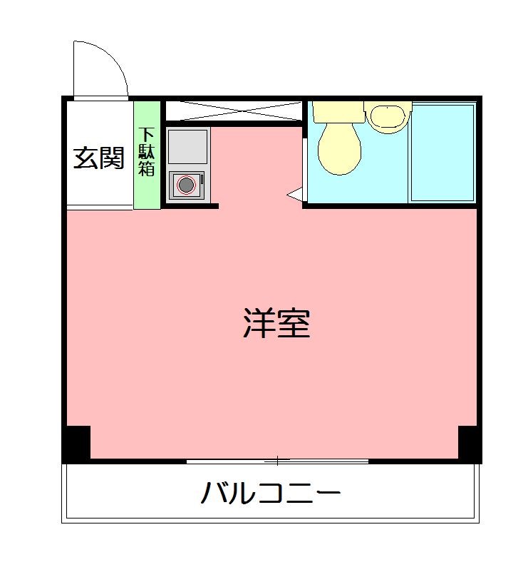 エクセルピア戸塚 201号室 間取り