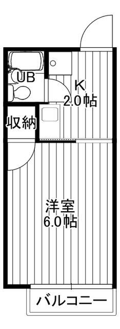 ハイユニメント平塚 202号室 間取り