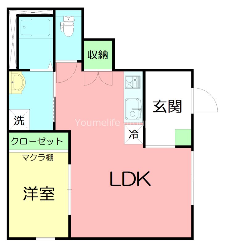 ルポ湘南 101号室 間取り