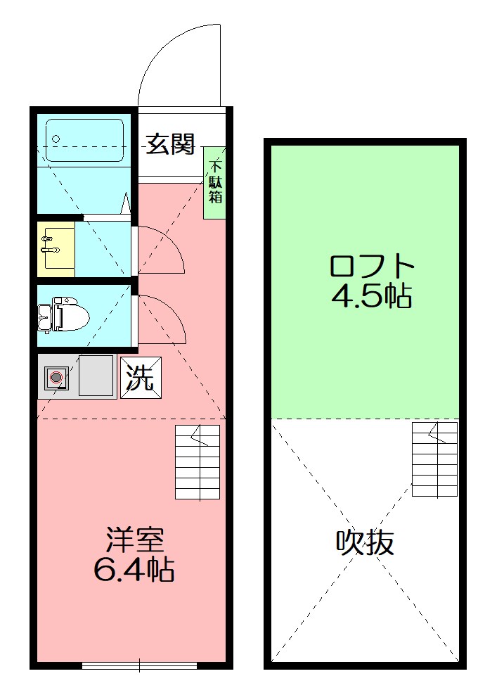 ソルティ湘南藤沢 107号室 間取り