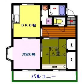 メゾンハイウェルⅡ 102号室 間取り