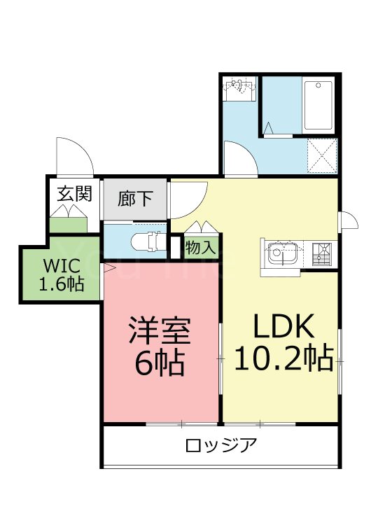 メゾンY 201号室 間取り