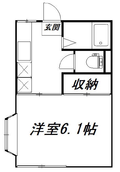 ニューシティ本厚木 103号室 間取り