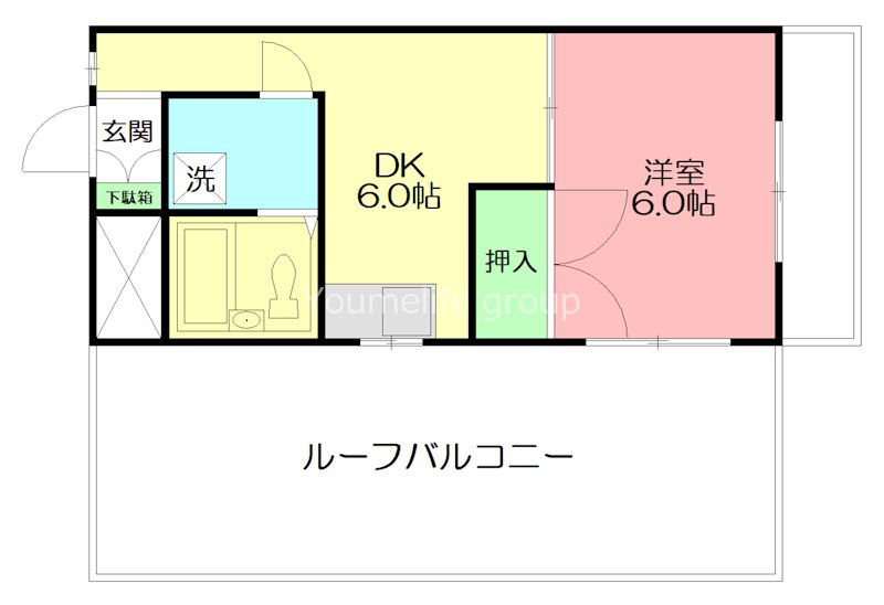 ピエモンテハイツ 502号室 間取り