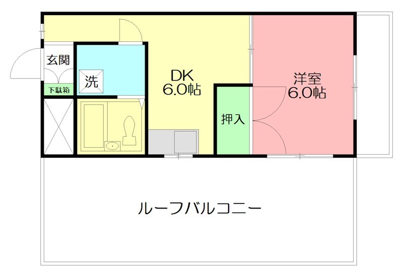 ピエモンテハイツ 502号室 間取り