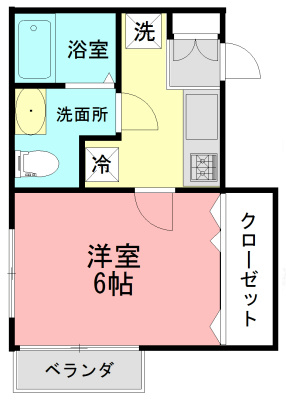 リフレコデラ湘南Ｃ 101号室 間取り