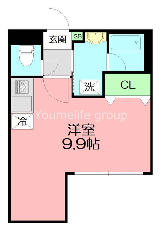 ガーデンテラス 102号室 間取り