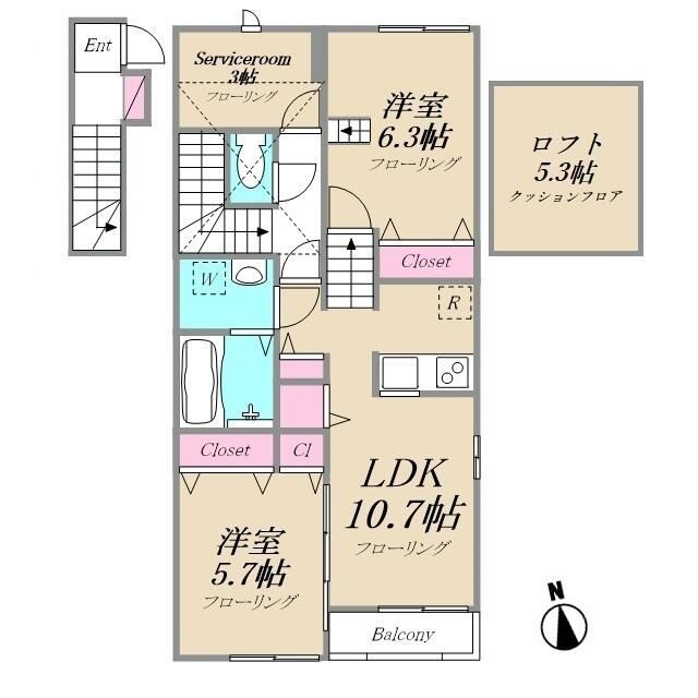 Furukon Home（フルコンホーム） 202号室 間取り