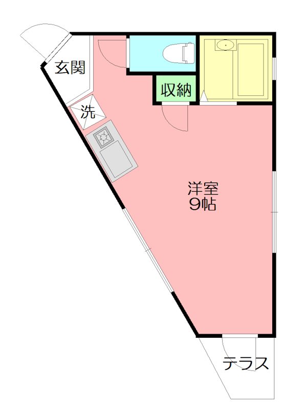 横浜元町ガーデン３ 202号室 間取り