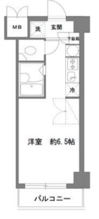 ラグゼナ本厚木 205号室 間取り