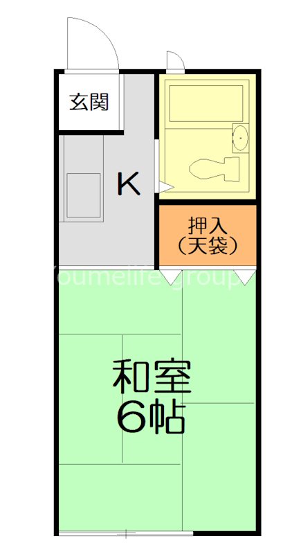 メゾン中平 201号室 間取り
