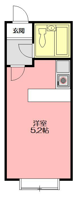 ベルピア辻堂第1-1 202号室 間取り