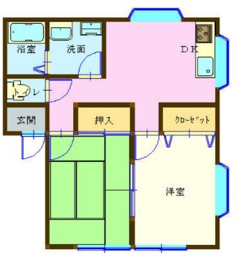 ベルハウスⅡ 201号室 間取り