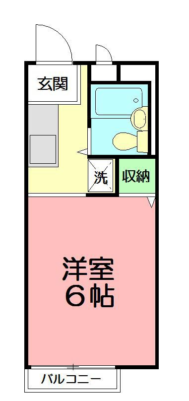 メゾンアリスト 203号室 間取り