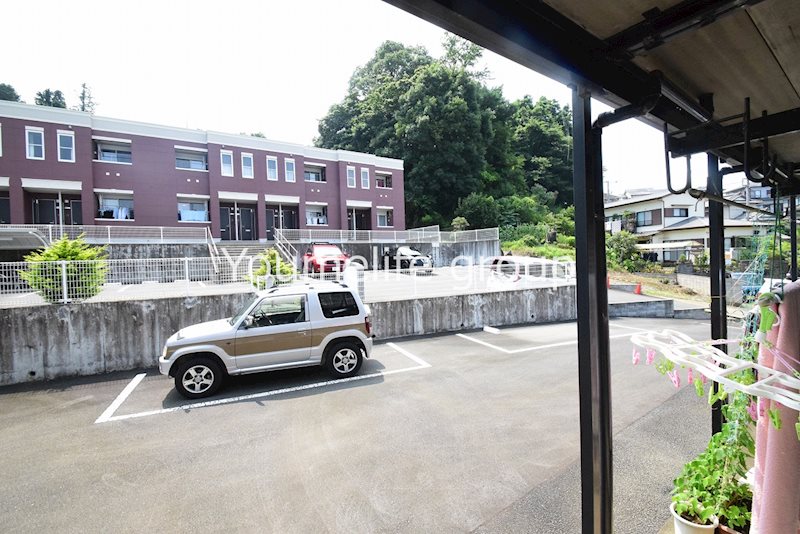 山室ハイツA ベランダ