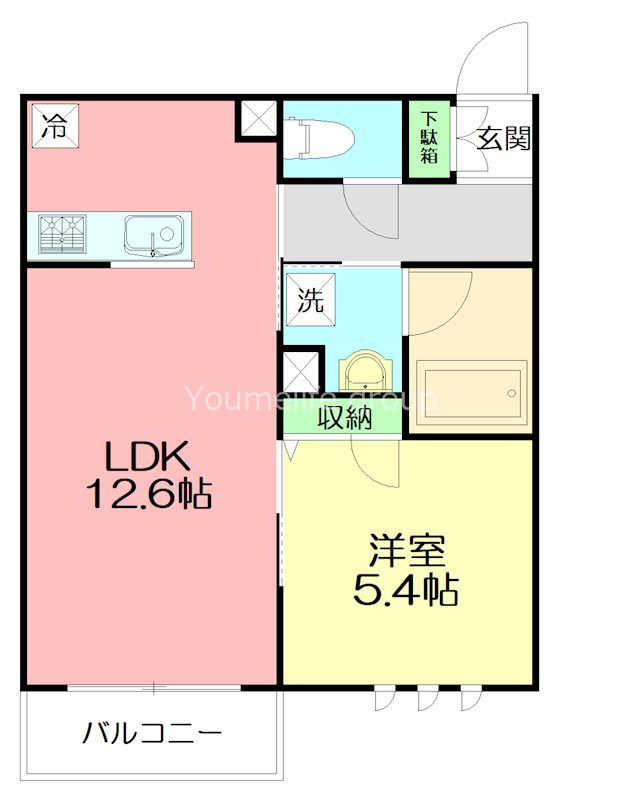 ファミリア 203号室 間取り