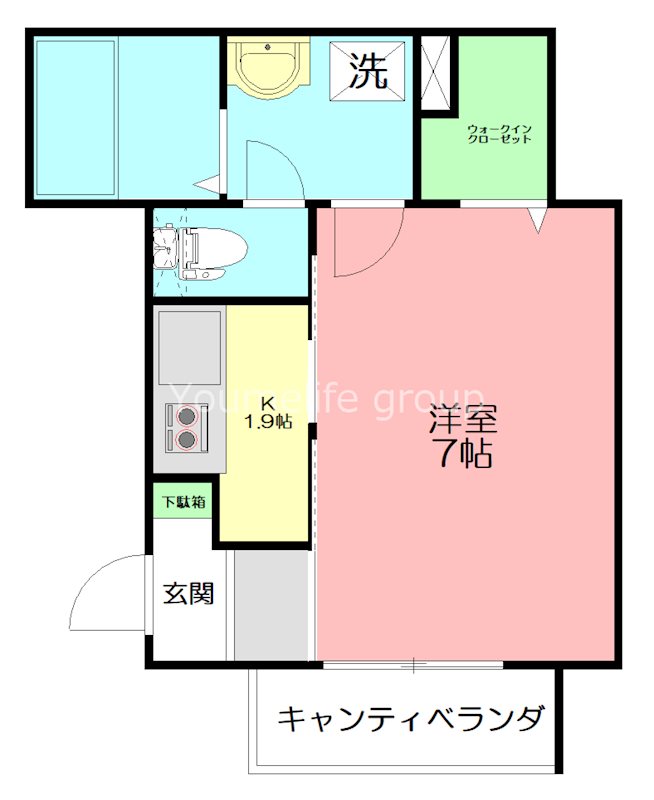 Maison Zushi　(メゾンズシ) 302号室 間取り