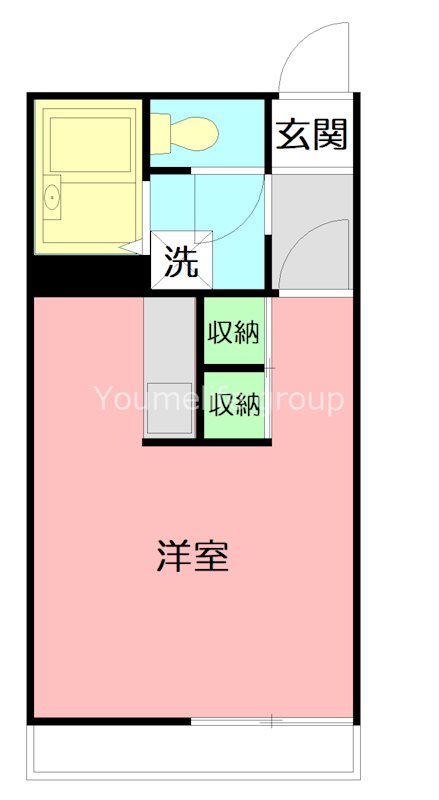 ヴィラ萩山A 102号室 間取り