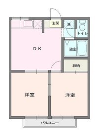 エステートピアミネオ 202号室 間取り