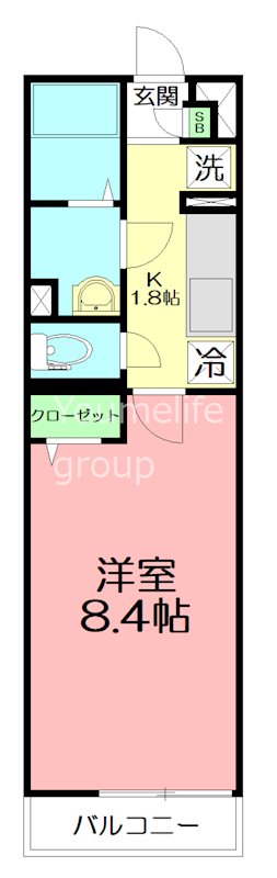 リブリ・鎌倉Ⅲ 108号室 間取り