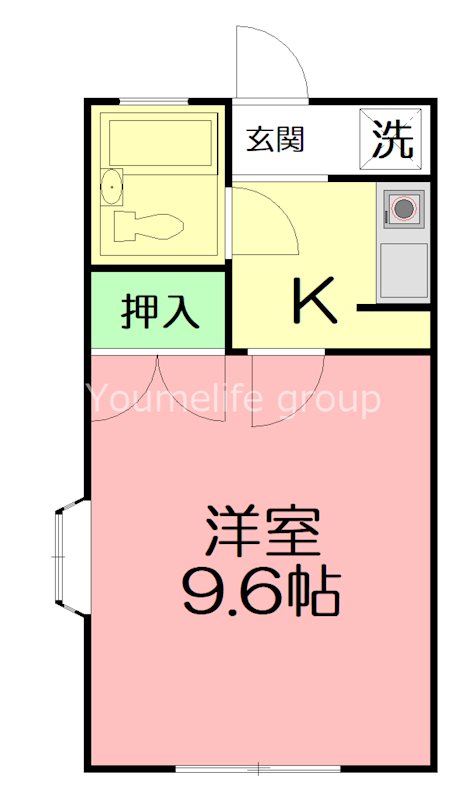 MKハイム 103号室 間取り