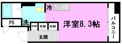 OCEAN　RESORT　TOWER 702号室 間取り