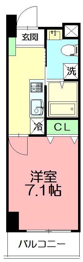 パサージャ  1002号室 間取り