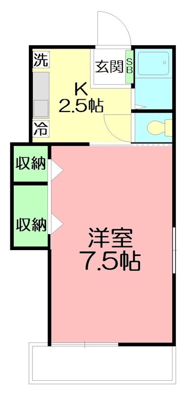 アヴェニール湘南Ⅱ 101号室 間取り