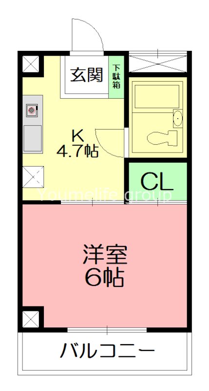 ステラコート 207号室 間取り