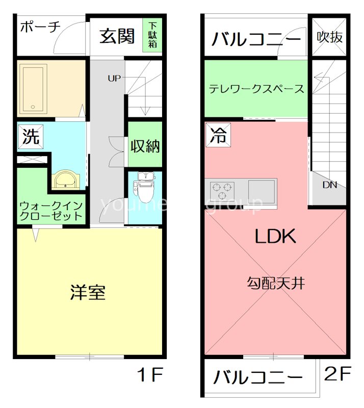 グリーンガーデン湘南Ⅱ  101号室 間取り