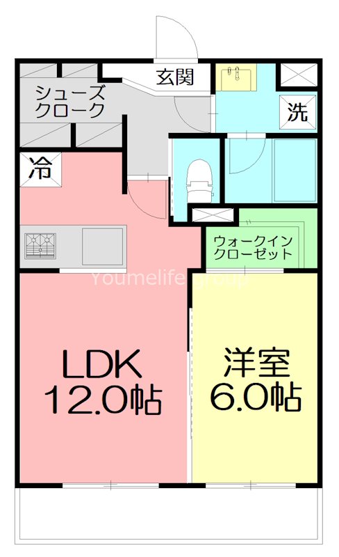 Regalo〜レガロ〜 405号室 間取り