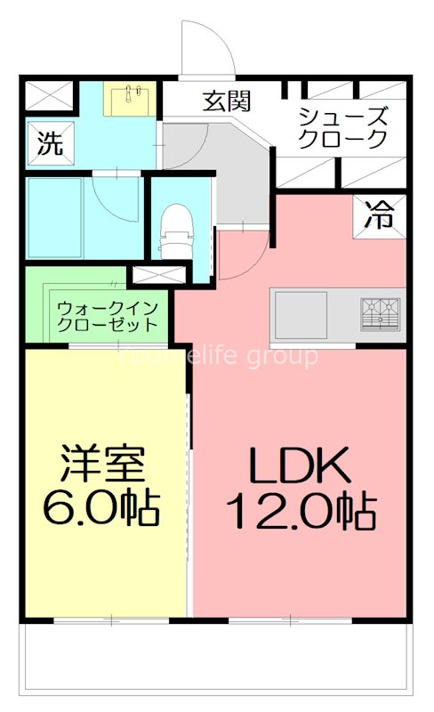 Regalo〜レガロ〜 201号室 間取り