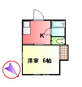 第一コーポ秀美 108号室 間取り