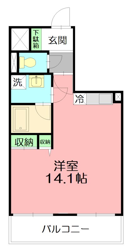 FUJISAWA　INN＆SUITES 403号室 間取り