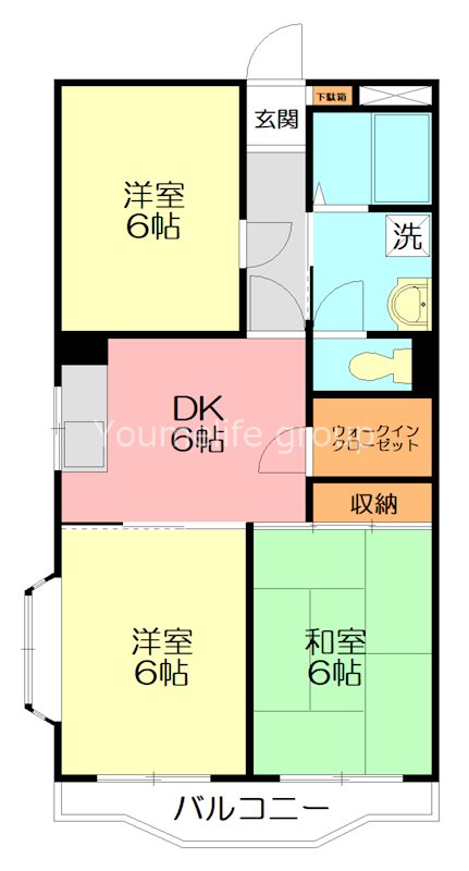 メゾン湘南 305号室 間取り