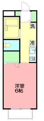 ハイツ湘南 105号室 間取り