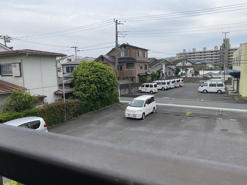 クリスタル・コーポ ベランダ