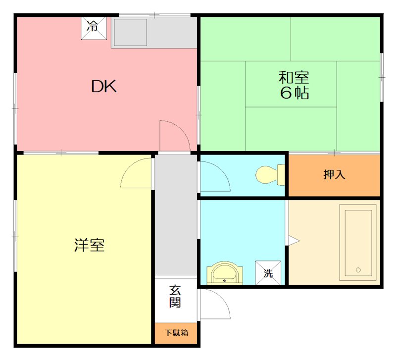 ピア・フォンテーヌ 102号室 間取り