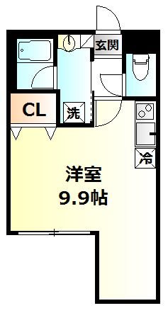 ブルックリンテラス 101号室 間取り