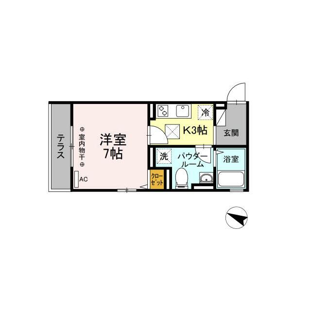 T-ハウスnk 101号室 間取り