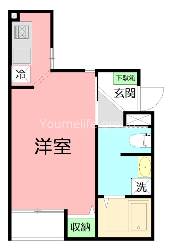 lifeship B（ライフシップビー） B23号室 間取り