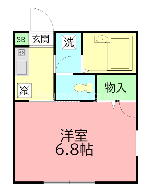 フラットＮ＆Ｐ 203号室 間取り