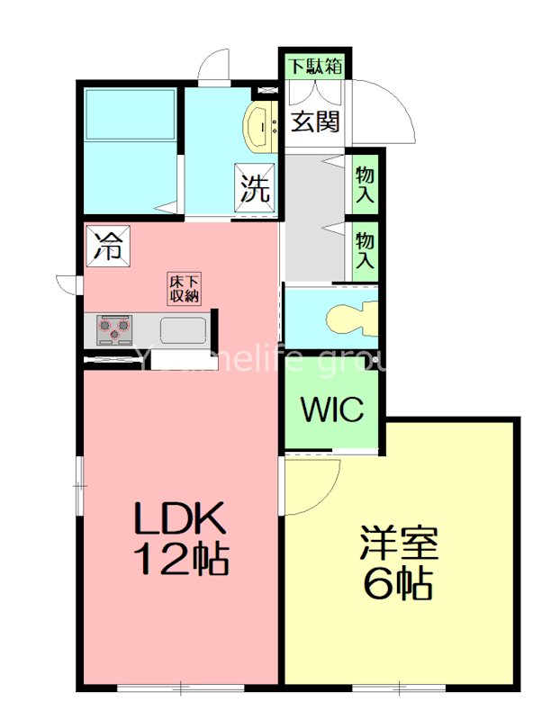 フェリシード湘南台 102号室 間取り