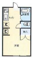 ピュアタウン北矢名 102号室 間取り